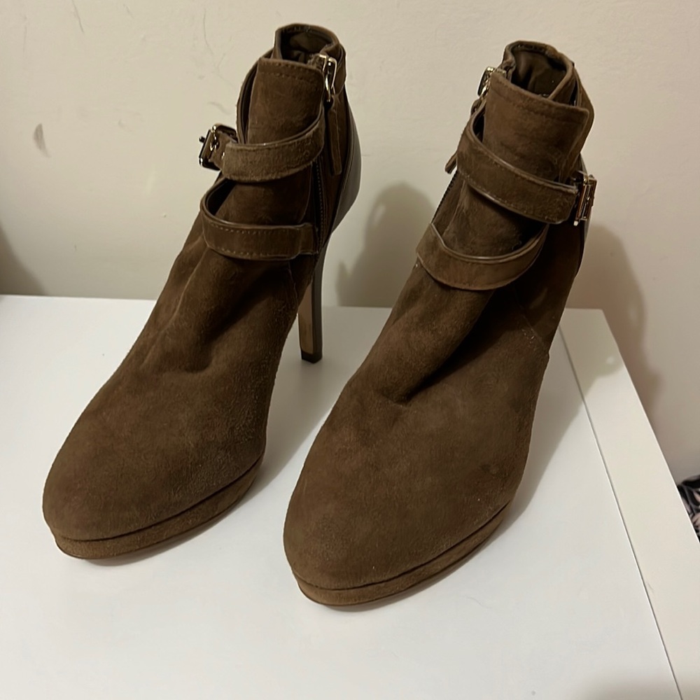 White House Black Market  boot shoes suede like